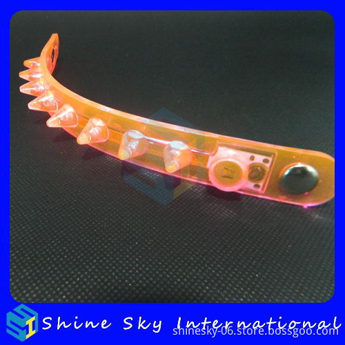 New New Products Event Led Flashing Light Pvc Bracelet